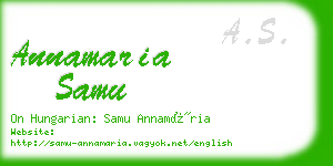 annamaria samu business card